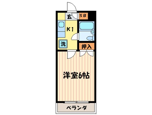 パティオ　プラスパⅢの物件間取画像